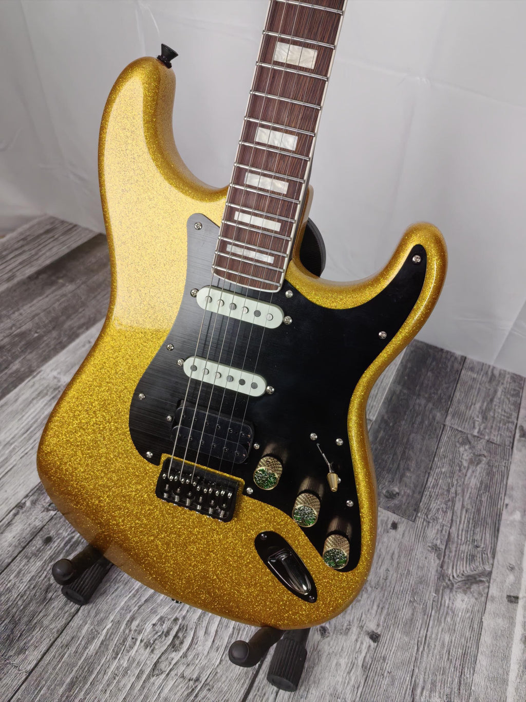 Havok Electric Guitar St Shape Hard Case Stainless Steel Frets High Quality