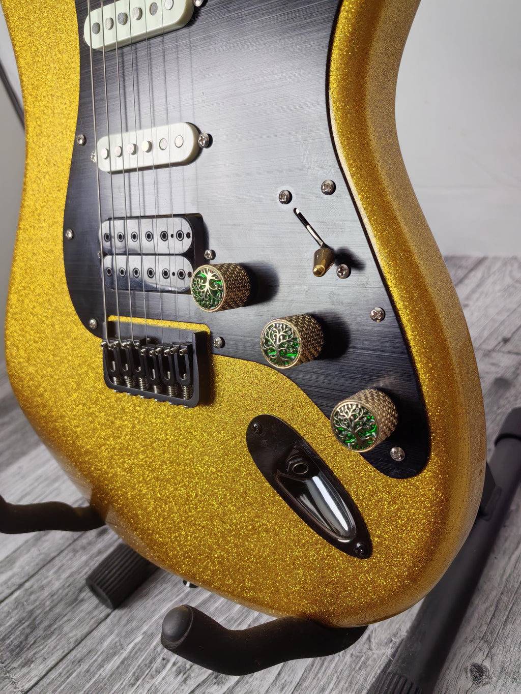 Havok Electric Guitar St Shape Hard Case Stainless Steel Frets High Quality