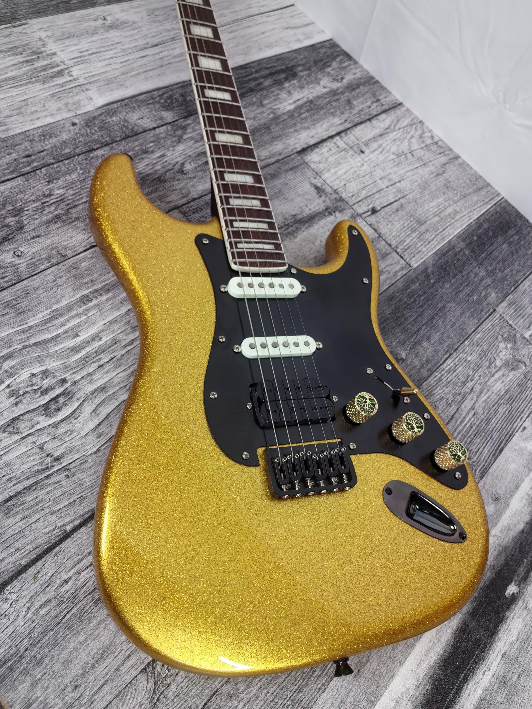 Havok Electric Guitar St Shape Hard Case Stainless Steel Frets High Quality
