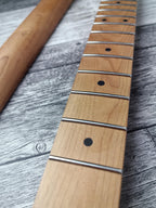 Roasted Maple Electric Guitar Neck, 22 Jumbo Stainless Steel Frets