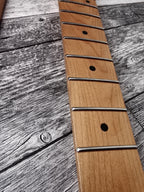 Roasted Maple Electric Guitar Neck, 22 Jumbo Stainless Steel Frets