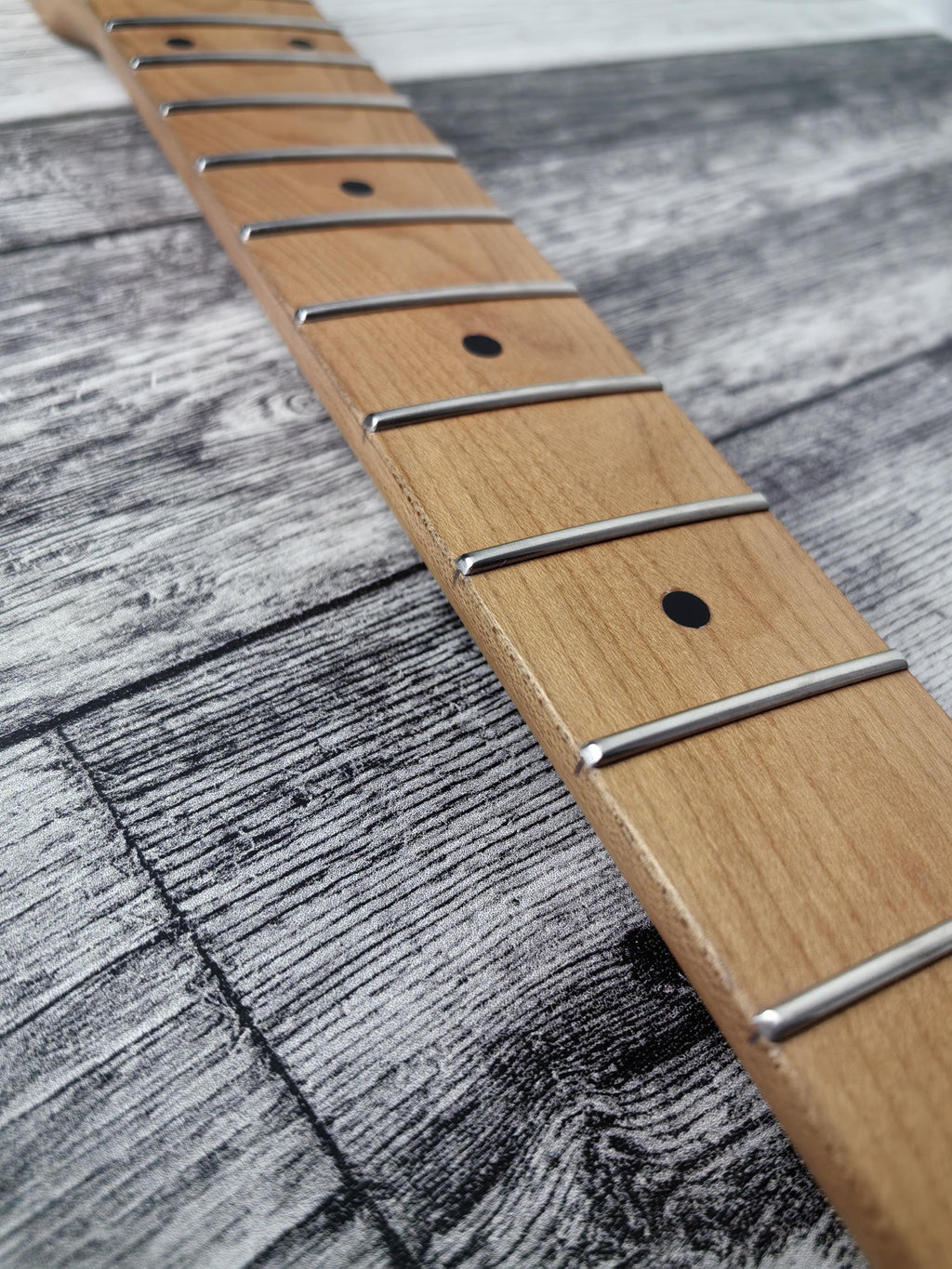 Roasted Maple Electric Guitar Neck, 22 Jumbo Stainless Steel Frets