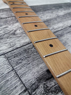 Roasted Maple Electric Guitar Neck, 22 Jumbo Stainless Steel Frets