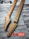 Roasted Maple Electric Guitar Neck, 22 Jumbo Stainless Steel Frets