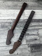 Wenge ST Guitar Neck, 22 Frets, Nickel Silver, Electric Guitar Build
