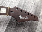 Guitar Kit 2 Piece Pink Mahogany Body Wenge Neck With Hardware, Hight Quality Electric Guitar Neck