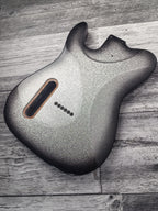 Diamond Burst  2 Humbuckers Mahogany Body Spoke Wheel, TL Custom T-Style Body, Vintage Guitar Part Gadget Replacement, DIY Building Kit