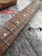 Walnut Electric Guitar Neck 22 Frets Stainless Steel frets Top Quality Havok