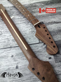 Walnut Electric Guitar Neck 22 Frets Stainless Steel frets Top Quality Havok
