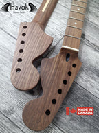 Walnut Electric Guitar Big headstock Neck 22 Frets Stainless Steel frets Top Quality Havok
