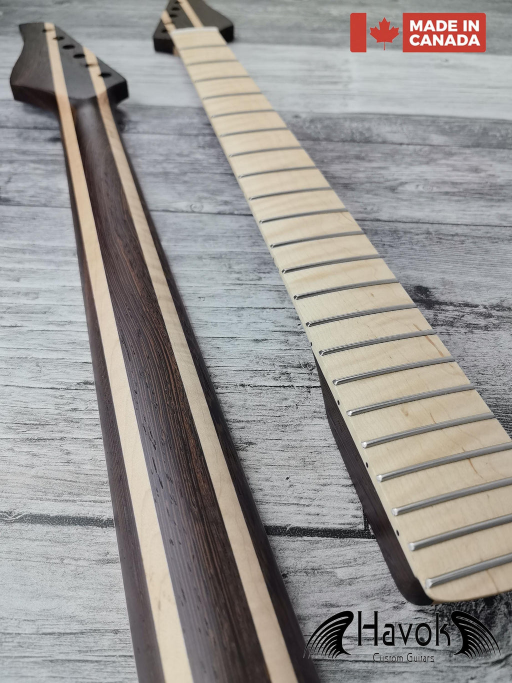 Multilayer Wenge Flame Maple Baritone 27 inch  22 Frets Stainless Steel frets Top Quality Havok