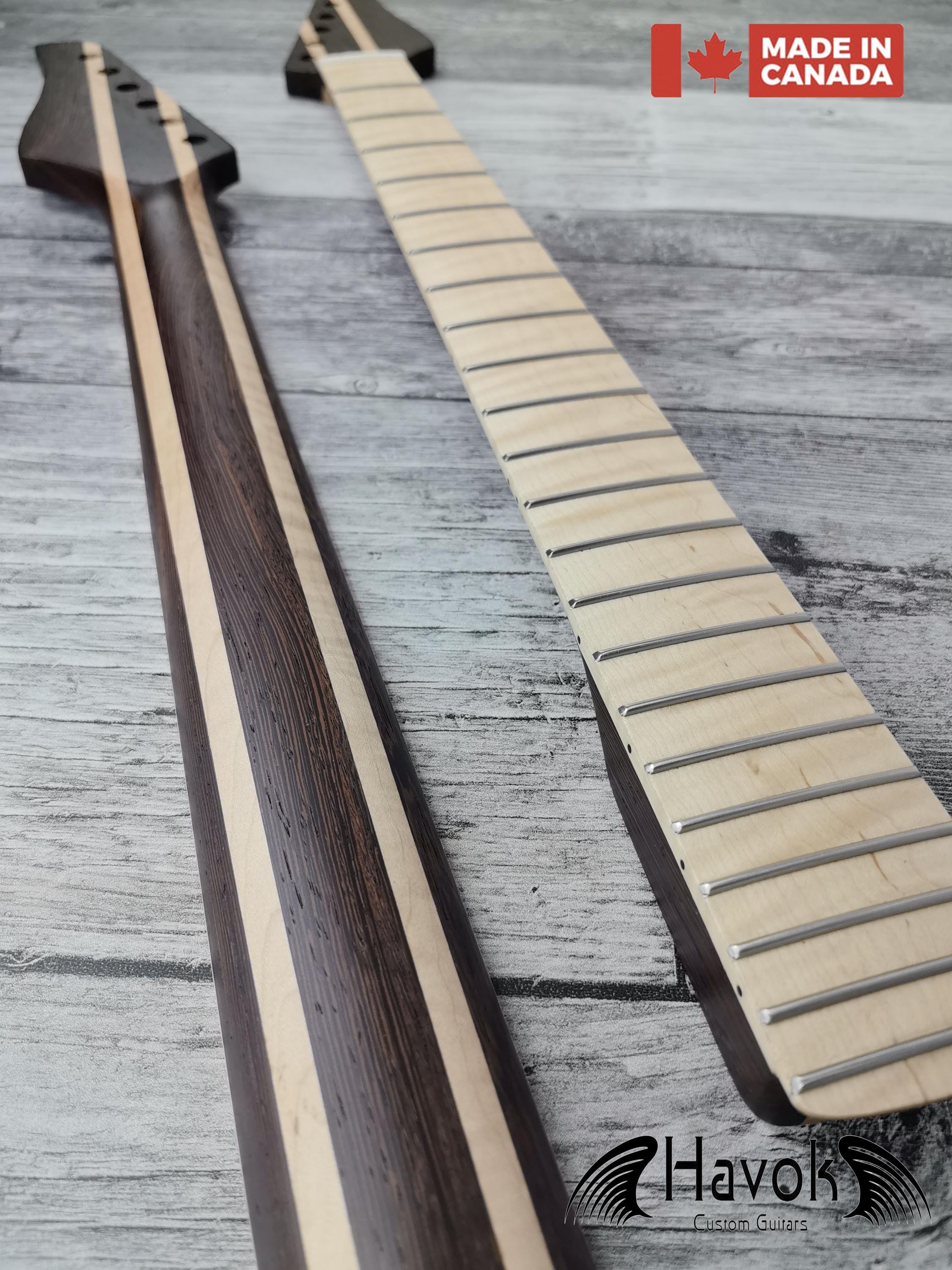 Multilayer Wenge Flame Maple Baritone 27 inch  22 Frets Stainless Steel frets Top Quality Havok
