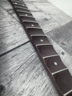 Scalloped S Type Wenge Neck, S-Style ST Guitar, Stainless Steel Jescar, 22 Stainless Steel Frets, Electric Guitar Neck