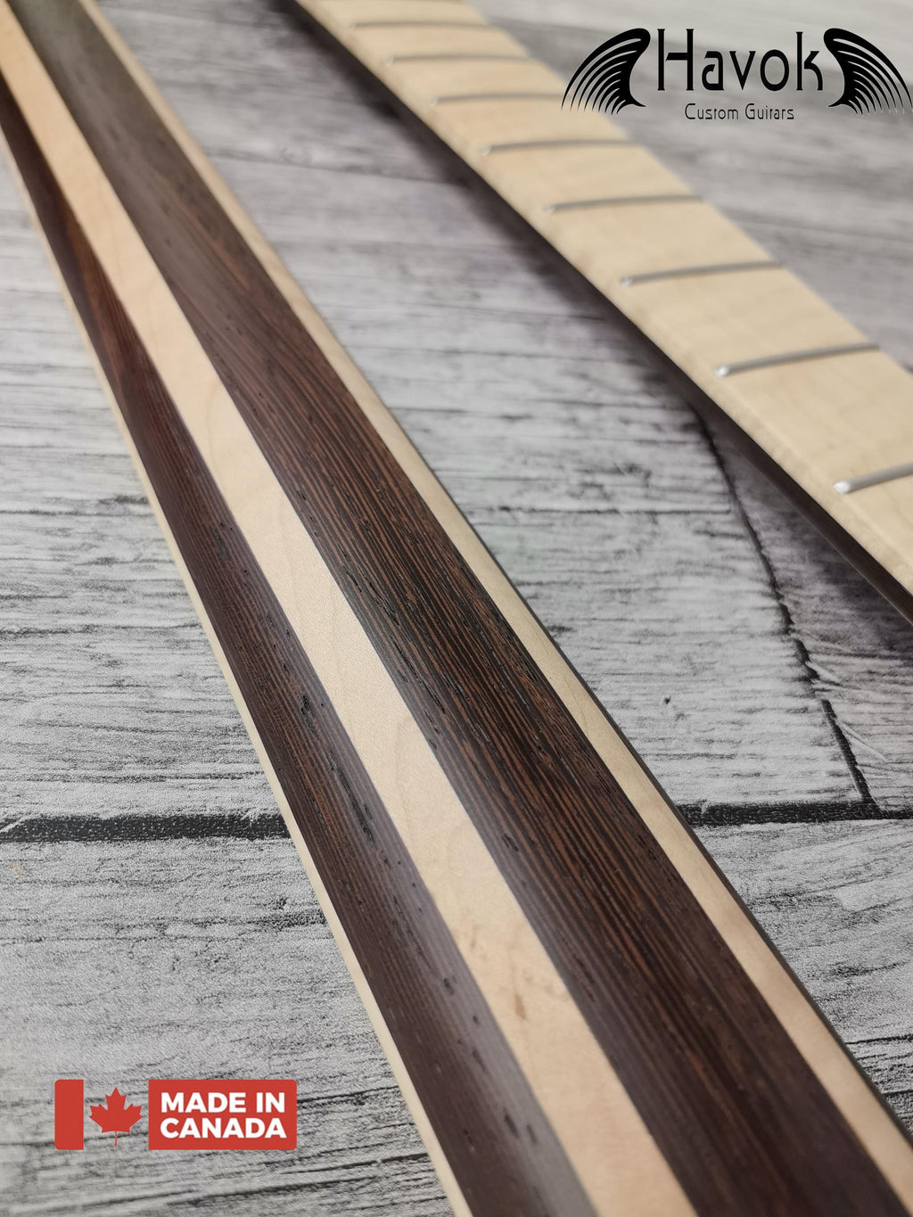Multilayer Wenge Flame Maple Baritone 27 inch  22 Frets Stainless Steel frets Top Quality Havok
