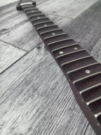 Scalloped S Type Wenge Neck, S-Style ST Guitar, Stainless Steel Jescar, 22 Stainless Steel Frets, Electric Guitar Neck