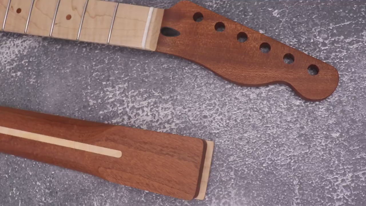 Mahogany T type Neck flame Maple Board Stainless Steel Jescar Frets
